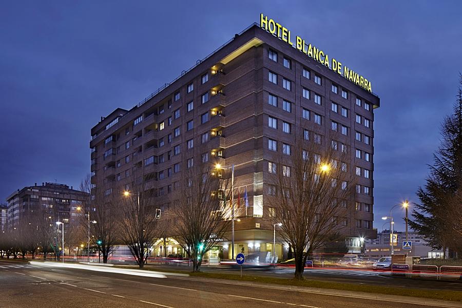 Hotel Blanca De Navarra Pamplona Exteriör bild